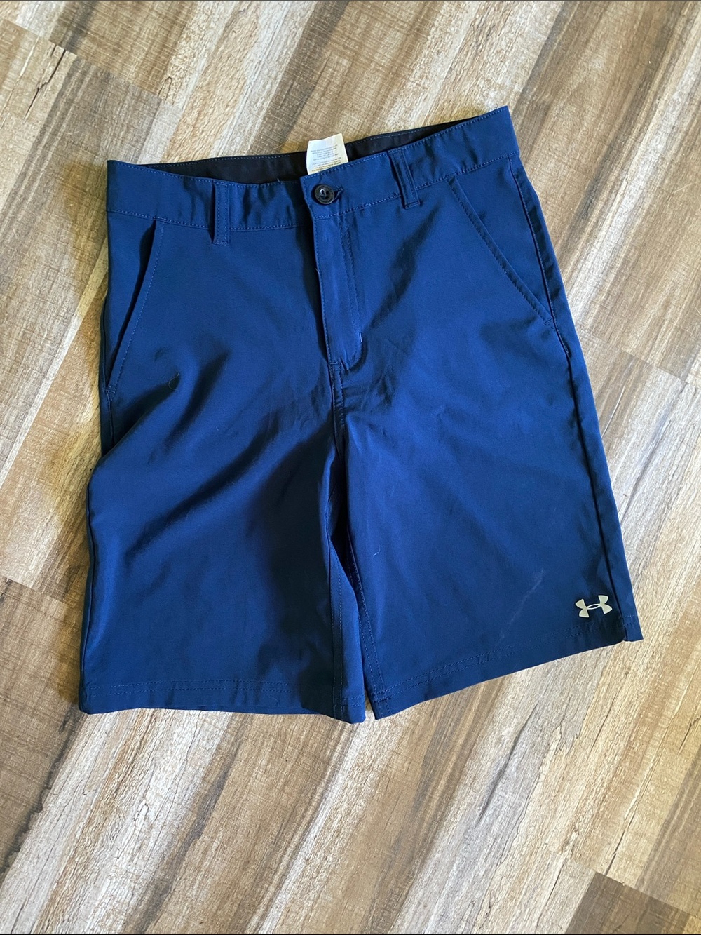 Under Armour Navy Blue Boys Athletic Shorts